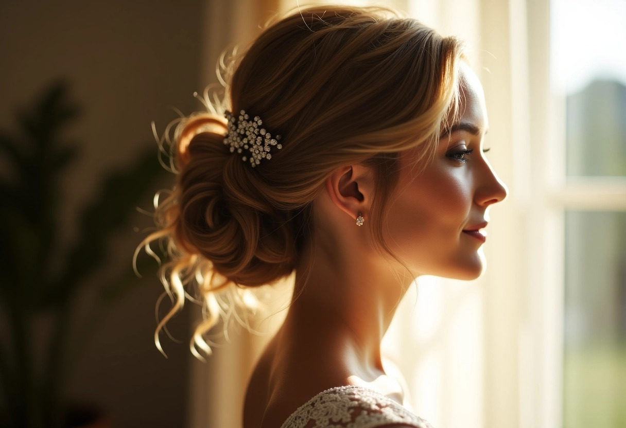 chignon mariage